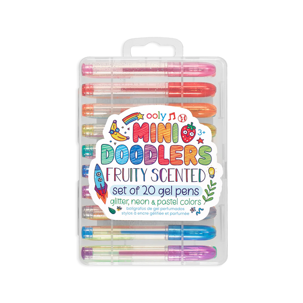 MINI DOODLERS PLUMITAS DE GEL CON AROMA