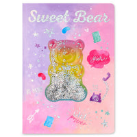 MINI DIARIO GLITTER SWEET GUMMY BEAR