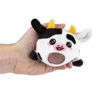 SQUEEZY COW BEAD PLUSH